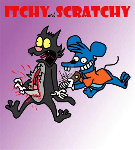To prevent itchy skin, use moisturiser after a shower or bath, while your skin is still damp. The Itchy and Scratchy Show by Mland-Samo-2009 on DeviantArt