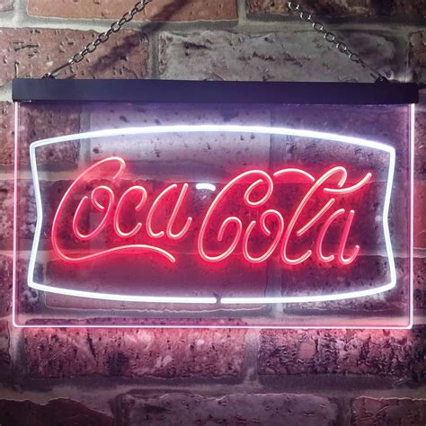 Coca Cola Banner 2 Neon Like Led Sign Dual Color Safespecial