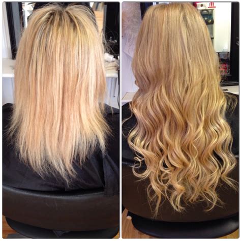 Check out all of the cashmere hair before and after transformations. Hair extensions before and after. Micro loop by me! | Hair ...