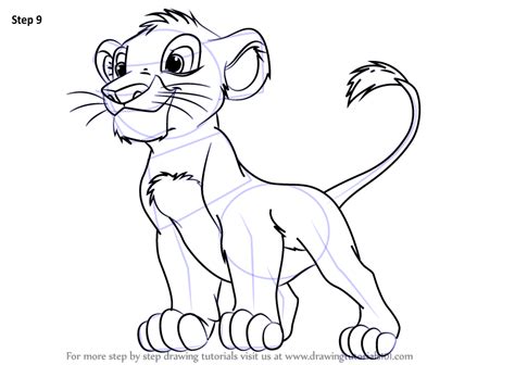 How To Draw Simba From The Lion King Really Easy Drawing Tutorial Lion