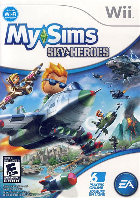 Mysims Sky Heroes Bilingual Cover Nintendo Wii On Nintendo Wii Game