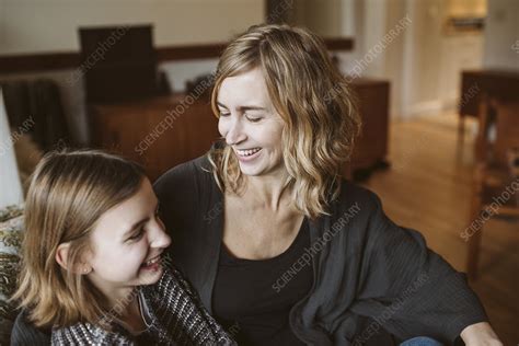 Happy Mother And Daughter Bonding Stock Image F0242377 Science