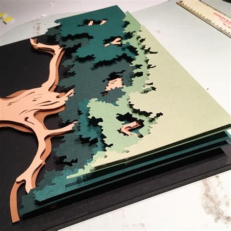 Bowman Paper Art On Instagram Some More Leaf Layering Papercraft