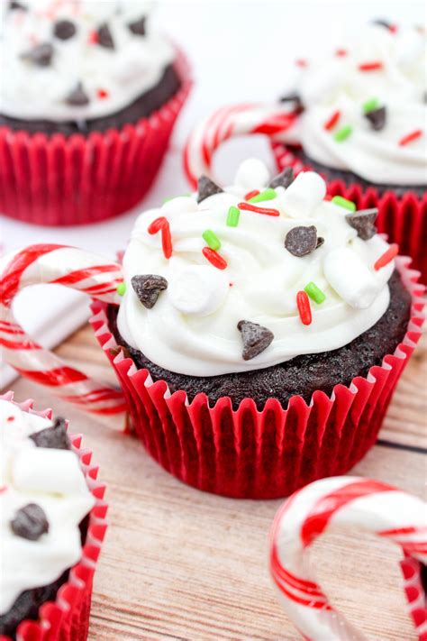 Hot Cocoa Cupcakes Large Family Table