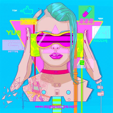 Awesome Animated Cyber Punk Artwork By Robert Shields Cyberpunk Futuristic Art Cyberpunk