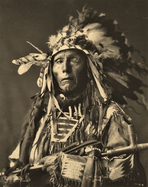 Shot In The Eye Oglala Lakota Around 1890 American Indian History