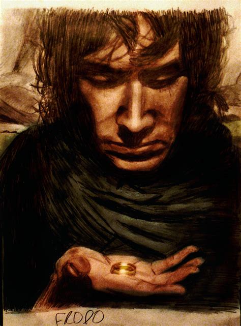 Frodo Baggins Drawing Colour By Fletchburg On Deviantart