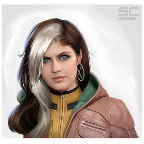 Alexandra Daddario As Rogue By Paulscowboys On Deviantart