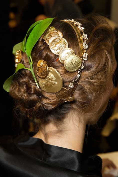 Dolce And Gabbana Runway Beauty Best Hair Accessories Arabia