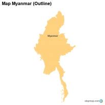 This map shows the location of the major rivers in india with the major cities. StepMap - Maps for Myanmar