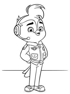 Then you can print it and color it as you like. Kids-n-fun.com | 12 coloring pages of Top Wing