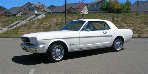 1966 Ford Mustang Wimbledon White