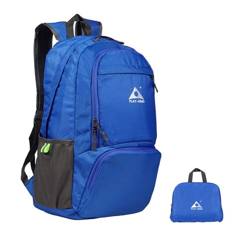 Waterproof Nylon Foldable Backpack Lightweight Folding Bag Women Men