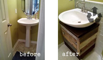 thetadbiteclectic : before and afters | Bathroom sink storage, Diy bathroom vanity, Diy bathroom