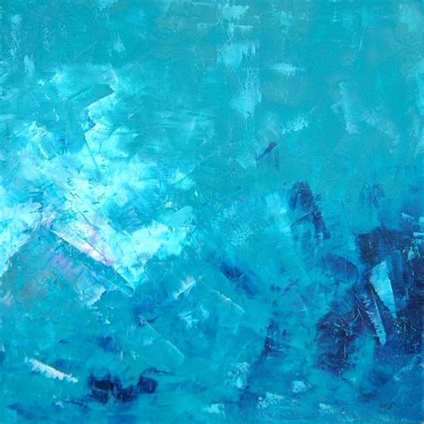 Turquoise Meditation I Ref540 50q Oil Painting By Saroja La
