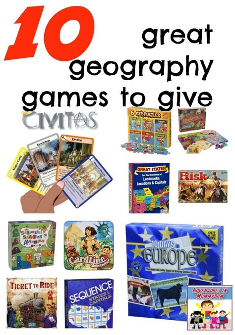10 Great Geography Games To Give As Presents Geography Games