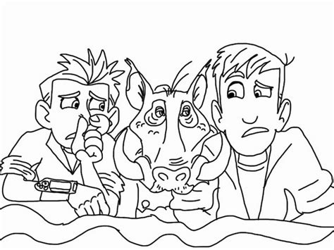 Printable Wild Kratts Coloring Pages Chris And Martin Kratts