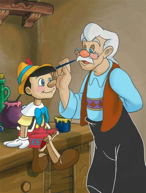 Pinocchio And Gepetto Pinocchio Disney Disney Cartoons Disney Cartoon