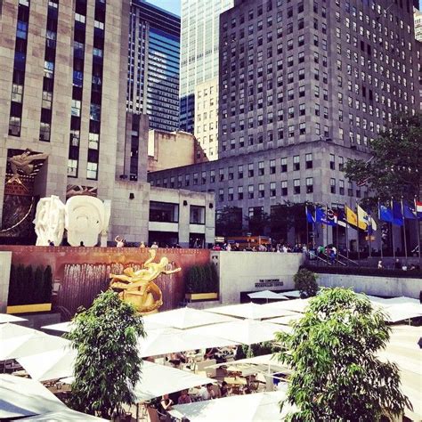 Rockefeller Center On Instagram Enjoy A Bite At Summer Garden And Bar