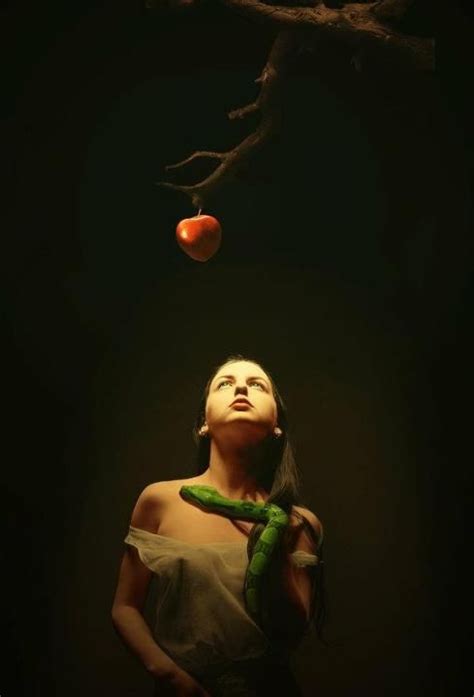 An Apple Eve And The Snake Adam And Eve Apple And Eve Apples