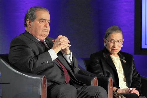 From The Archives Bffs Ruth Bader Ginsburg And Antonin Scalia Agree To Disagree Los Angeles Times