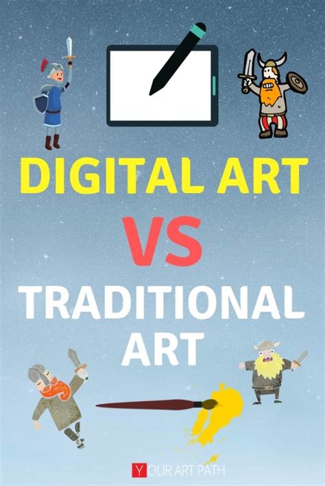 Digital Art Vs Traditional Art Battle Are They Both Valid Mediums