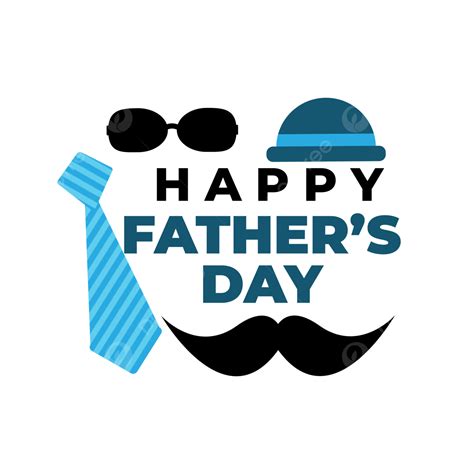 Fathers Day Tie Vector Png Images Happy Fathers Day Design With Tie