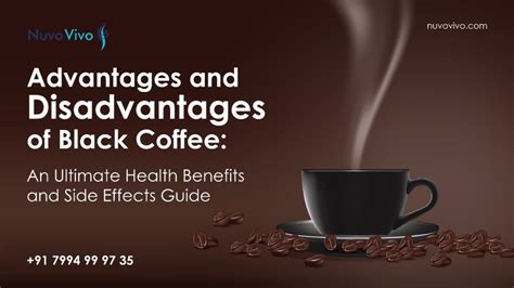 black coffee advantages and disadvantages health benefits and side effects