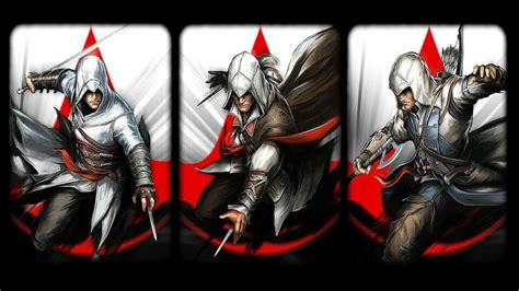Altair Ezio Et Connor Assassins Creed Assassins Creed Assasins Creed