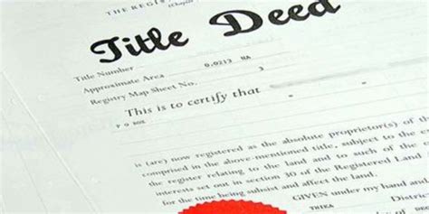 Why Title Deed Of Your Land Will Be Converted Replaced Nation