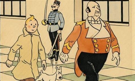 Tintin Indian Ink Drawing Sold At Paris Auction Kidsart