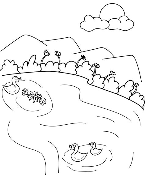 Lake Coloring Pages Free Printable Coloring Pages For Kids