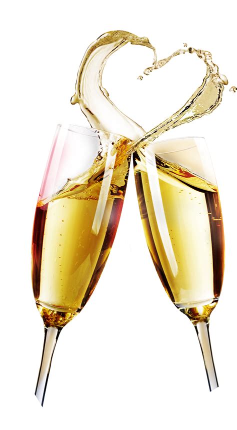 Transparent Background Champagne Glasses Png Free Logo Image