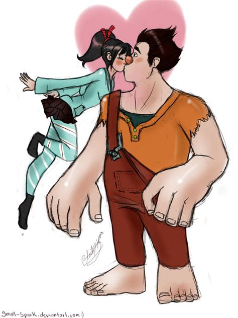 Ralph X Vanellope By Small Spark On Deviantart