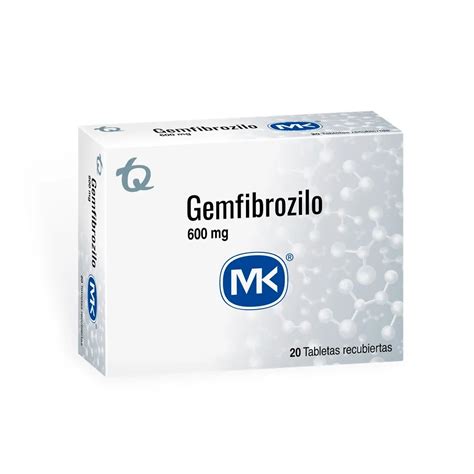 Gemfibrozilo 600Mg Tableta Recubierta Caja X 20 Mk