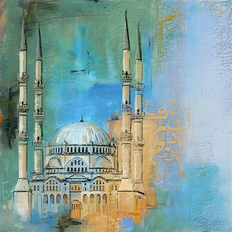 Safa Mosque Painting By Corporate Art Task Force Pixels