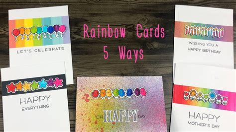 Rainbow Cards Ways Youtube
