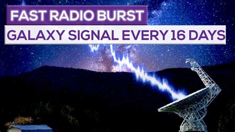 Mysterious Fast Radio Burst Frb Signal From Another Galaxy Is