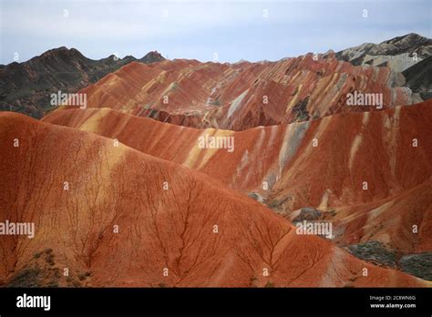 Zhangye Chinas Gansu Province The Geological Park Was Approved As A