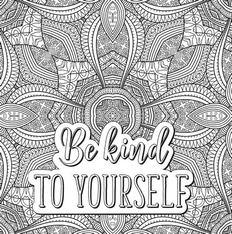 Printable Positive Affirmation Coloring Pages Free