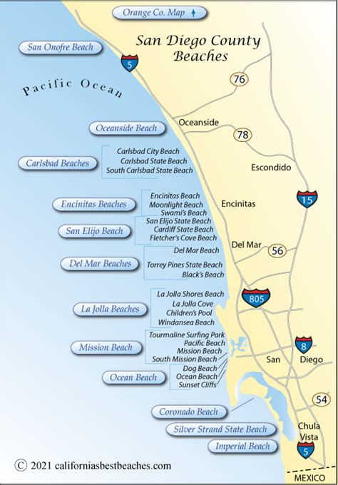 San Diego Beach Map Living Room Design 2020