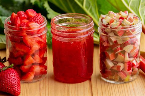 Homemade Strawberry Rhubarb Jam Dish N The Kitchen