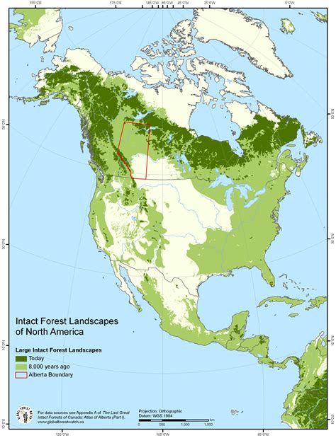 Northwest Coniferous Forest Map