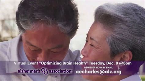 Alzheimers Association Tv Commercial Virtual Event Optimizing Brain