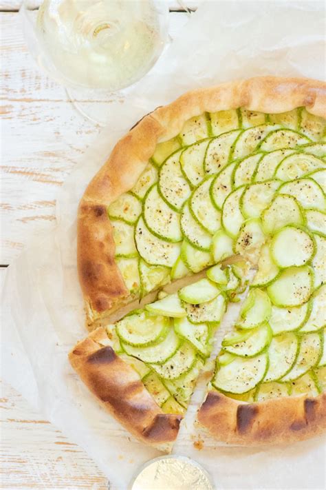 Summer Squash Galette With Vegan Ricotta Slavic Vegan