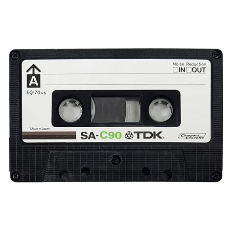 Tdk Sa C90 1975 1977 Chrome Blank Audio Cassette Tapes Retro Style Media