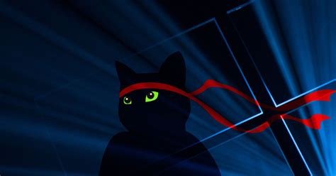 Microsoft Dops Ninja Cat Wallpapers For Anniversary Festivities