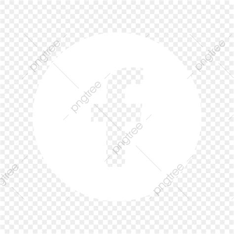 White Facebook Icon Transparent Background At