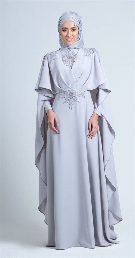 Muslim Evening Dresses 2019 High Neck Long Sleeves Satin Formal Hijab Islamic Du 2019