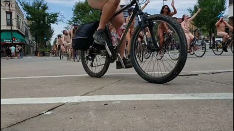 World Naked Bike Ride Returns To Madison Youtube